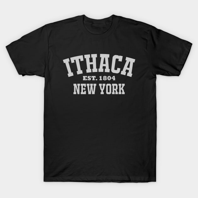 Ithaca, New York T-Shirt by MtWoodson